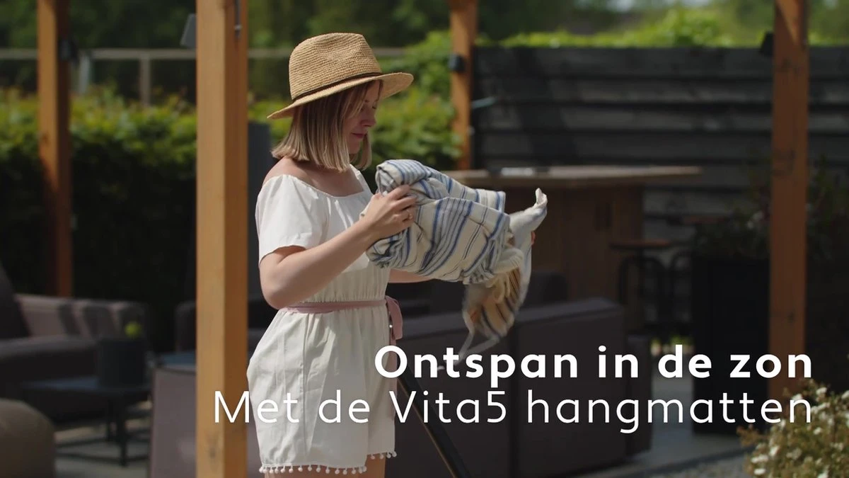 Vita5 Hangmat Met Standaard – 2 Persoons – Incl. Bekerhouder – 205kg Draaggewicht – Grijs 3 Vita5 Hangmat Met Standaard – 2 Persoons – Incl. Bekerhouder – 205kg Draaggewicht – Grijs - Afbeelding 2