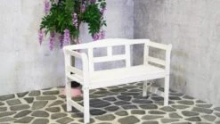 SenS-Line Friesen Tuinbank - Hout - Wit -Buitentuin Winkel 1200x675 2
