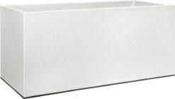 Elho Vivo Structure Finish Lang 90 - Plantenbak Voor Binnen & Buiten - Ø 88 X H 41 - Wit -Buitentuin Winkel 1200x682 5