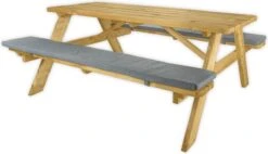 Goedkopepicknicktafels.nl | 180cm Lange Picknicktafel | Tuintafel 6 Persoons | De Luxe 180cm Lang | Geïmpregneerd Grenen Hout! -Buitentuin Winkel 1200x689 1