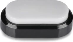 V-Tac Zwarte Ovale LED Plafondlamp Klein -Buitentuin Winkel 1200x694 4