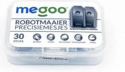 Mesjes Voor Husqvarna Automower - Reservemessen Voor Gardena Robotmaaier - 30st - RVS - Plastic Box - Megoo® -Buitentuin Winkel 1200x696 2