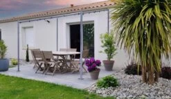 SORARA® Milano Overkapping / Paviljoen - Zand - 285 X 400 Cm. -Buitentuin Winkel 1200x697