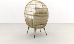 Lola Egg Relaxstoel - Natural Sand - Mand Stoel -Buitentuin Winkel 1200x712 1