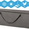 Opbergtas Voor Tuinmeubelkussens - 200 X 75 X 60 Cm (4 – 6 Lounge- Tuinkussens) - Grijs / Antraciet -Buitentuin Winkel 1200x713