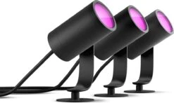 Philips Hue Lily Tuinspot Starterspakket - Prikspot White And Color Ambiance - Prikspots Voor Buiten - Tuinverlichting - 4 Spots - Zwart -Buitentuin Winkel 1200x716 4