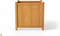 Houten Plantenbak Met Wieltjes 50x50 - Geolied Duurzaam FSC Acaciahout – Bloembak Buiten - Plantenbakken Buiten - Perfecthomeshop -Buitentuin Winkel 1200x720 9