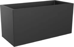 Elho Vivo Matt Finish Lang Wielen 90 - Grote Staande Plantenbak Voor Binnen & Buiten - Gemaakt Van Gereycled Plastic - L 39 X W 88 X H 41 Cm - Zwart -Buitentuin Winkel 1200x751 8