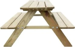 MaxxGarden Kinder Picknicktafel - 90x79x50cm - Hout -Buitentuin Winkel 1200x757 1