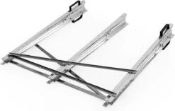 Merkloos Monzana Zaagbok - Metaal Opvouwbaar 83x81x88cm - Zilver -Buitentuin Winkel 1200x764 4