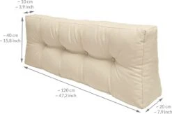 Beautissu Elements – Palletkussen 120x40cm - Rugkussen Natuur In Matraskussen Kwaliteit -Buitentuin Winkel 1200x790 2