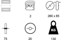 Benson Bolderkarwiel Steekwagenwiel Met Luchtband 3.00-4 | Asgatdiameter 20mm Rollager | Hoogte Wiel 26cm -Buitentuin Winkel 1200x794 10