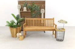 Teak Houten Tuinbank Bison - 150 Cm. -Buitentuin Winkel 1200x795 1