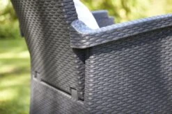 Allibert Vermont Verstelbare Tuinstoel - 64x68x107cm - Grafiet -Buitentuin Winkel 1200x800 127