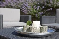 Allibert Arica Tuintafel - 79x59,5x42 Cm - Grafiet -Buitentuin Winkel 1200x800 152