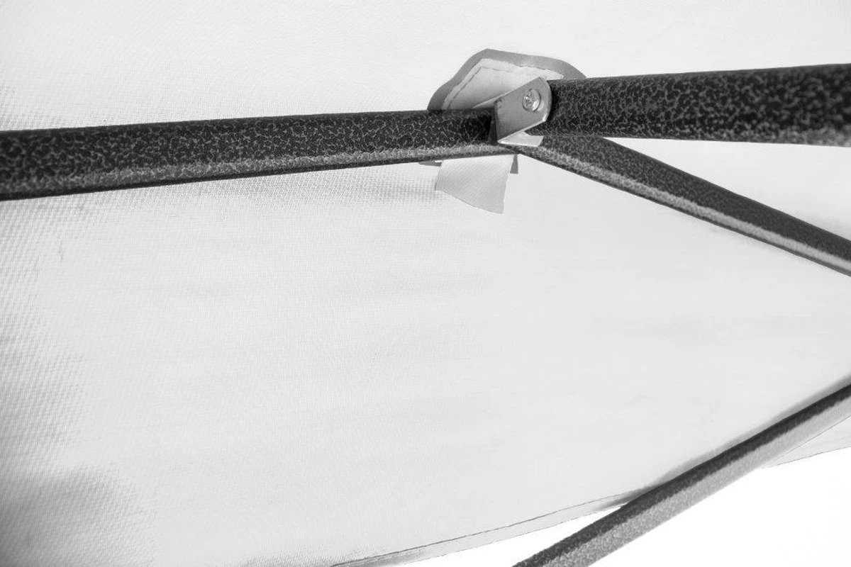 Garden Royal Easy Up Partytent 3x3 Met 4 Zijwanden Wit Waterdicht 9 Garden Royal Easy Up Partytent 3x3 Met 4 Zijwanden Wit Waterdicht - Afbeelding 7