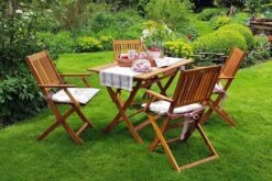 Merkloos Luxe Tuinset 'Sydney' - 5-delig - Acaciahout - FSC Gecertificeerd -Buitentuin Winkel 1200x800 182