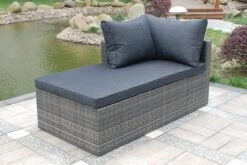 MaxxGarden Loungeset – Rattan Hoekset - 4 Persoons - Incl. Salontafel - Grijs -Buitentuin Winkel 1200x800 204