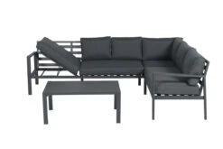 Garden Impressions Lexinton Loungeset - Verstelbaar - Aluminium - Zwart -Buitentuin Winkel 1200x800 214