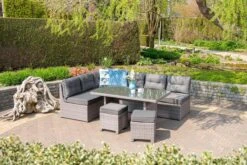 Garden Impressions Lapa Lounge Dining Set 5-delig - Wicker - Grijs -Buitentuin Winkel 1200x800 235
