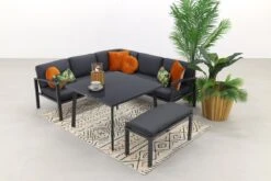 Wellington Lounge Dining Set - Carbon Black -Buitentuin Winkel 1200x800 241