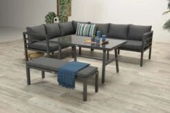 Blakes Lounge Diningset - 4 Delig - Donker Grijs -Buitentuin Winkel 1200x800 258