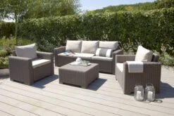 Allibert California Loungeset - 5 Personen - Cappuccino -Buitentuin Winkel 1200x800 266