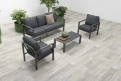 Garden Impressions Durban Loungeset - 4-delig - Zwart -Buitentuin Winkel 1200x800 273