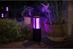 Philips Hue Impress Sokkellamp - Wit En Gekleurd Licht - Zwart - Laag -Buitentuin Winkel 1200x805 2