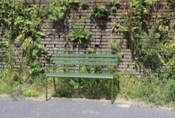 MaximaVida Metalen Tuinbank Max 120 Cm Olijfgroen -Buitentuin Winkel 1200x809 1