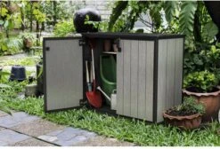 Keter Patio Store Opbergkast - 139,5x77x120cm - Grijs -Buitentuin Winkel 1200x817 2