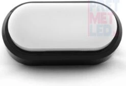 V-Tac Zwarte Ovale LED Plafondlamp Klein -Buitentuin Winkel 1200x819 6