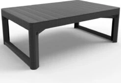 Allibert Lyon Tuintafel - 116x71,5x66/40 Cm - Grafiet -Buitentuin Winkel 1200x820 4