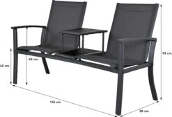 Tete-a-Tete Aluminium Tuinbank Felix -Buitentuin Winkel 1200x823