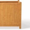 Houten Plantenbak Met Wieltjes 50x50 - Geolied Duurzaam FSC Acaciahout – Bloembak Buiten - Plantenbakken Buiten - Perfecthomeshop -Buitentuin Winkel 1200x842 11