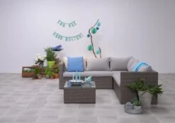 Garden Impressions Montana Loungeset - 4-delig - Bruin -Buitentuin Winkel 1200x844 2