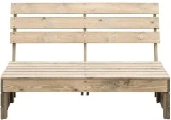 Pro Garden Palletbank - 120 Cm - 2-zits -Buitentuin Winkel 1200x844