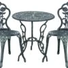 Bistroset Balkonset Gietijzer Tuintafel En 2 Tuinstoelen Groen -Buitentuin Winkel 1200x850