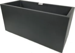 Elho Vivo Matt Finish Lang Wielen 90 - Grote Staande Plantenbak Voor Binnen & Buiten - Gemaakt Van Gereycled Plastic - L 39 X W 88 X H 41 Cm - Zwart -Buitentuin Winkel 1200x854 10
