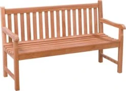Teak Houten Tuinbank Bison - 150 Cm. -Buitentuin Winkel 1200x869