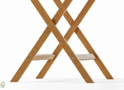 Bistro Set Hout Balkonset FSC – Patio Set Tuin – Houten Frans Tuinsetje – Kleine Tuinset – Complete Kleine Balkon Tafelset Met Gratis Bijzettafel – Hardhout FSC Balkonstoelen & Balkon Tafel - Tuintafel En Stoelen - Bistroset Van Hout – Balcony Set -Buitentuin Winkel 1200x871