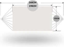 Dubbele Hangmat Rood Met Spreidstok - 1 Of 2 Persoons - Lig Oppervlak 190x150cm - Lengte 260cm -Buitentuin Winkel 1200x880 3