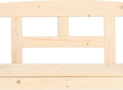 Merkloos Springos Tuinbank | Tuinbankje | Zitbank Buiten | Naaldhout | 119 X 78 X 45 Cm | Licht -Buitentuin Winkel 1200x881