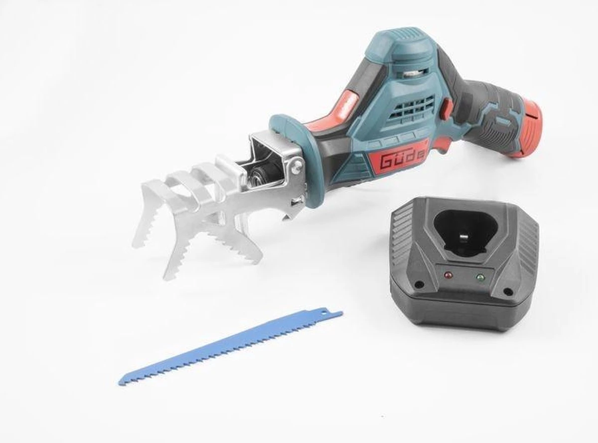 Güde Universele Accu Takkenzaag UAS 12V | 2700 1/min | 1,39 Kg | Universeel Hand Reciprozaag | 2Ah 4 Güde Universele Accu Takkenzaag UAS 12V | 2700 1/min | 1,39 Kg | Universeel Hand Reciprozaag | 2Ah - Afbeelding 2