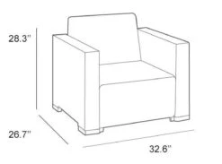 Allibert California Loungeset - 5 Personen - Cappuccino -Buitentuin Winkel 1200x889