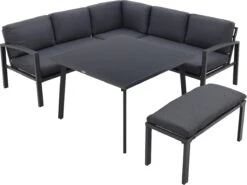 Wellington Lounge Dining Set - Carbon Black -Buitentuin Winkel 1200x899 20