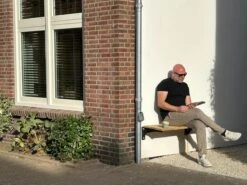 MaximaVida Opklapbare Gevelbank Jordaan 100 Cm- FSC Eikenhout -Buitentuin Winkel 1200x900 12