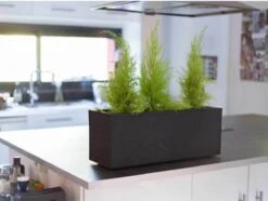 EDA Plantenbak - Bloembak - 25L - 59 X 19,5 X 22,8 Cm - Antraciet -Buitentuin Winkel 1200x904 8