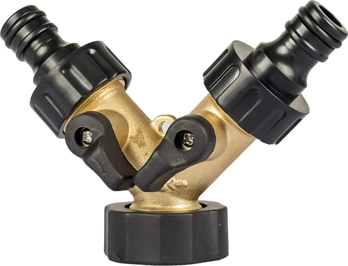 Sens Design Waterverdeler 2-weg – Messing – Past Op Europese Kranen 8 Sens Design Waterverdeler 2-weg – Messing – Past Op Europese Kranen - Afbeelding 6