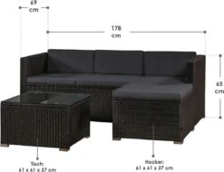 Loungset Punta Cana - Polyrotan -Buitentuin Winkel 1200x921 1